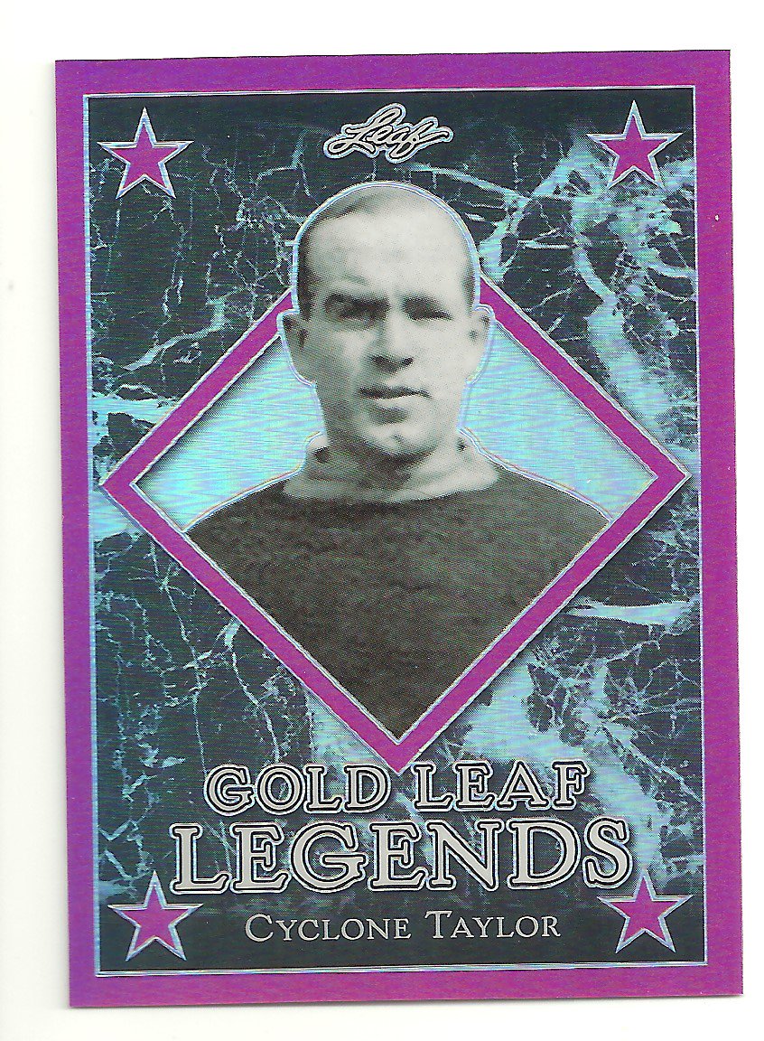 (image for) 2017-18 Leaf Gold Leaf Legends Pink #GLL05 Cyclone Taylor 1/4